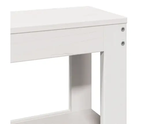 Voodiraam Peatsiga Ilma Madratsita Valge 200X200 Cm