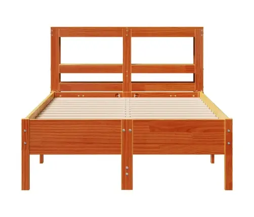 Voodiraam Ilma Madratsita, Vahapruun, 90 X 200 cm Männipuit