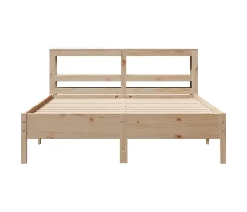 Voodiraam Ilma Madratsita, 140 X 190 cm Männipuit