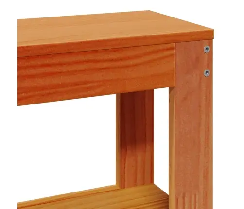 Voodiraam Ilma Madratsita, Vahapruun, 140 X 190 cm Männipuit