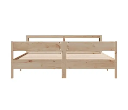 Gulta Bez Matrača, 180X200 Cm, Priedes Masīvkoks Vidaxl