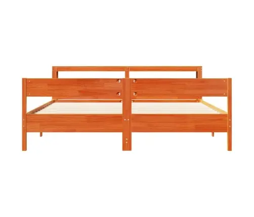 Voodiraam Ilma Madratsita, Vahapruun, 180 X 200 cm Männipuit