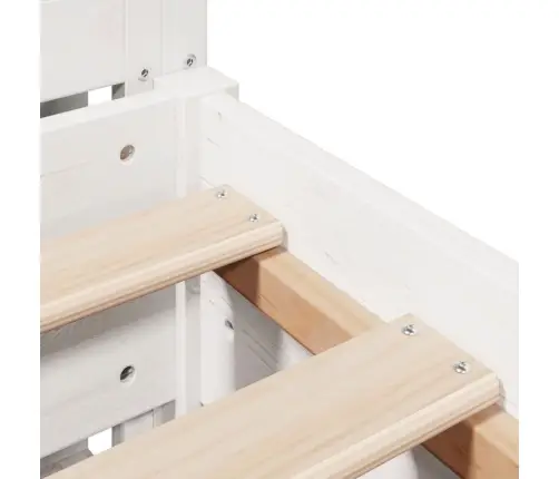 Lovos Rėmas Be Čiužinio, Baltas, 160X200cm Pušies Masyvas