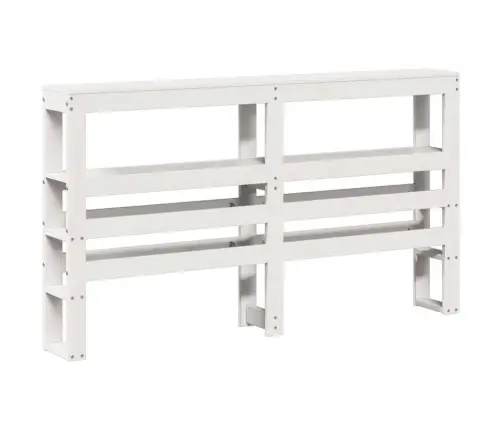 Voodiraam Ilma Madratsita, Valge, 140 X 200 cm Männipuit