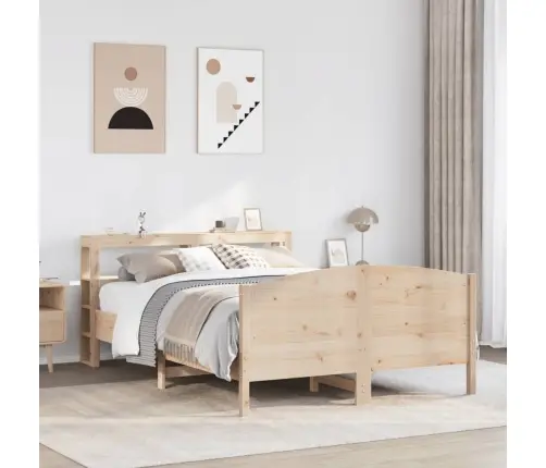 Lovos Rėmas Be Čiužinio, 140X200cm Pušies Medienos Masyvas