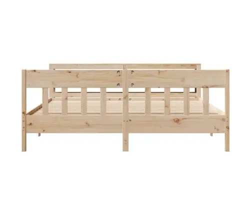 Voodiraam Ilma Madratsita, 200 X 200 cm Männipuit