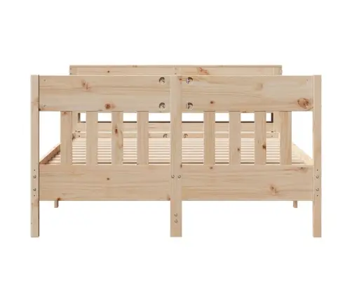 Gulta Bez Matrača, 160X200 Cm, Priedes Masīvkoks Vidaxl