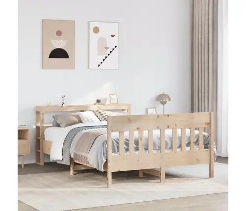 Gulta Bez Matrača, 160X200 Cm, Priedes Masīvkoks Vidaxl