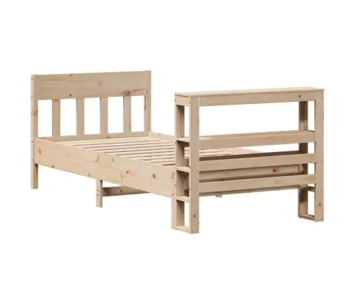 Gulta Bez Matrača, 75X190 Cm, Priedes Masīvkoks Vidaxl