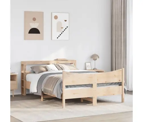 Lovos Rėmas Su Galvūgaliu, 120X200cm Pušies Medienos Masyvas