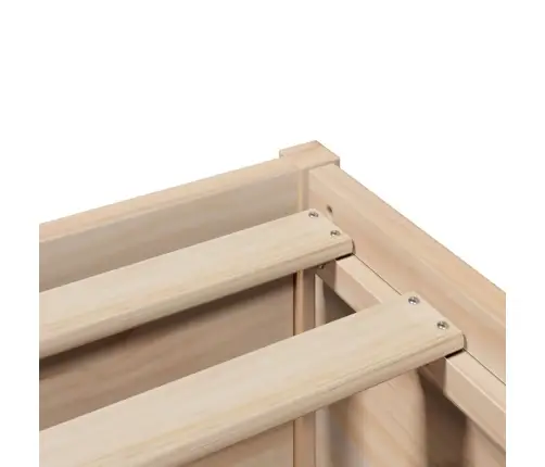 Gultas Rāmis Ar Galvgali, 75X190 Cm, Priedes Masīvkoks Vidaxl