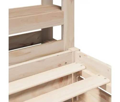 Lovos Rėmas Be Čiužinio, 90X200cm Pušies Medienos Masyvas