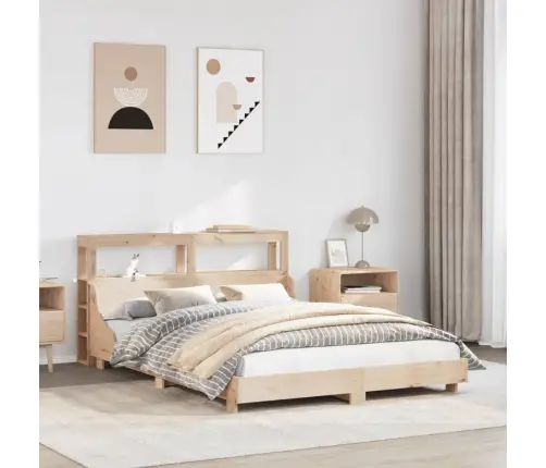 Gulta Bez Matrača, 160X200 Cm, Priedes Masīvkoks Vidaxl