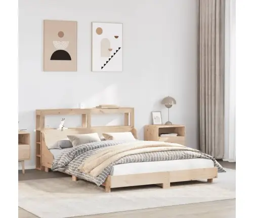 Gulta Bez Matrača, 120X200 Cm, Priedes Masīvkoks Vidaxl