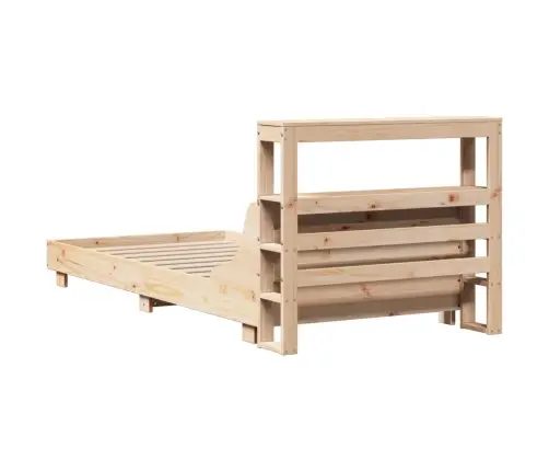 Gulta Bez Matrača, 90X190 Cm, Priedes Masīvkoks Vidaxl