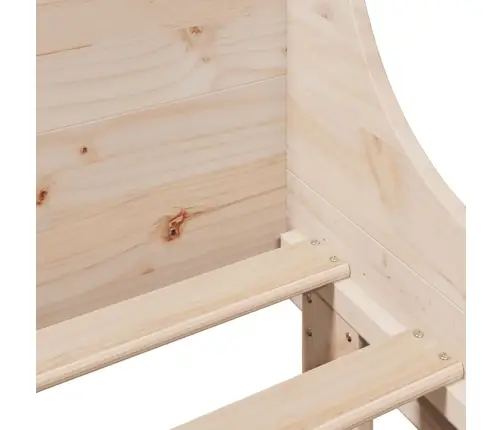 Gulta Bez Matrača, 90X190 Cm, Priedes Masīvkoks Vidaxl