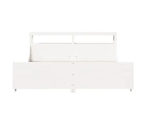 Lovos Rėmas Be Čiužinio, Baltas, 180X200cm Pušies Masyvas