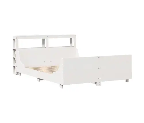 Lovos Rėmas Be Čiužinio, Baltas, 120X200cm Pušies Masyvas