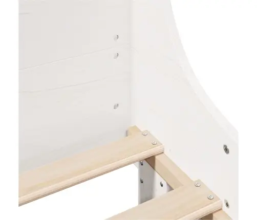 Lovos Rėmas Be Čiužinio, Baltas, 120X200cm Pušies Masyvas