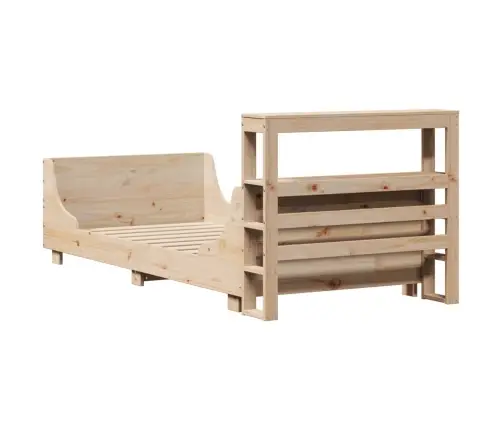 Gulta Bez Matrača, 90X200 Cm, Priedes Masīvkoks Vidaxl