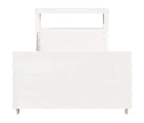 Voodiraam Ilma Madratsita, Valge, 90 X 200 cm Männipuit