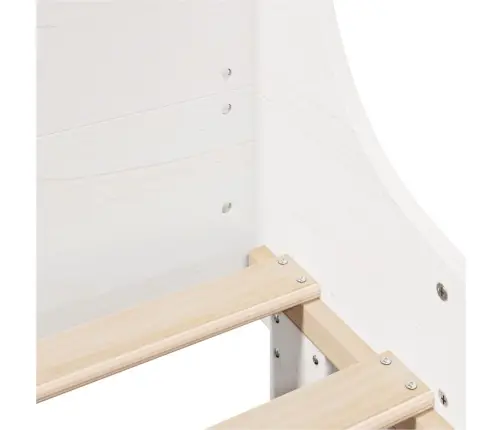 Lovos Rėmas Be Čiužinio, Baltas, 120X190cm Pušies Masyvas