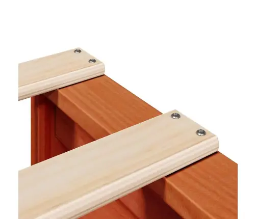 Voodiraam Ilma Madratsita, Vahapruun, 150 X 200 cm Männipuit