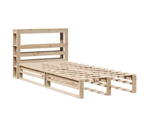 Gulta Bez Matrača, 90X190 Cm, Priedes Masīvkoks Vidaxl