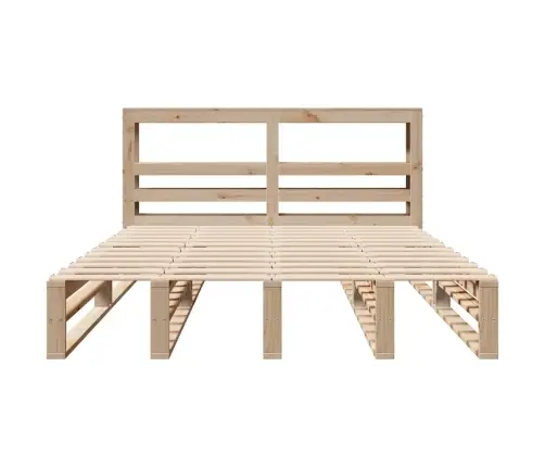 Gulta Bez Matrača, 120X190 Cm, Priedes Masīvkoks Vidaxl