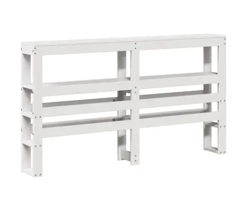 Voodiraam Ilma Madratsita, Valge, 120 X 190 cm Männipuit