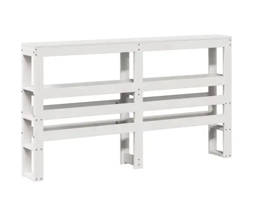 Lovos Rėmas Be Čiužinio, Baltas, 135X190cm Pušies Masyvas