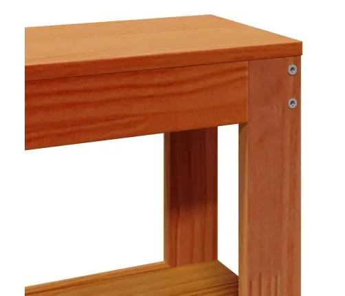 Voodiraam Ilma Madratsita, Vahapruun, 140 X 190 cm Männipuit