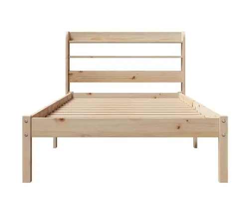 Lovos Rėmas Be Čiužinio, 90X200cm Pušies Medienos Masyvas