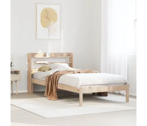 Lovos Rėmas Be Čiužinio, 90X200cm Pušies Medienos Masyvas