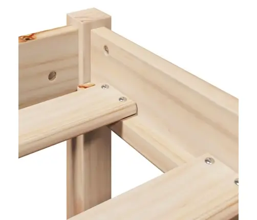 Voodi Ilma Madratsita, 100 X 200 cm Männipuit