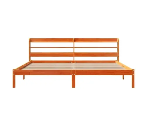 Voodiraam Peatsiga, Vahapruun, 200 X 200 cm Männipuit