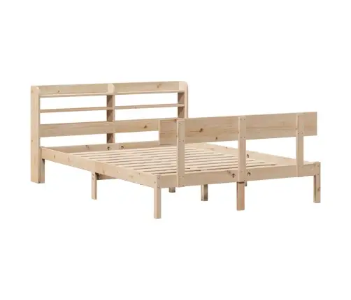 Gulta Bez Matrača, 150X200 Cm, Priedes Masīvkoks Vidaxl