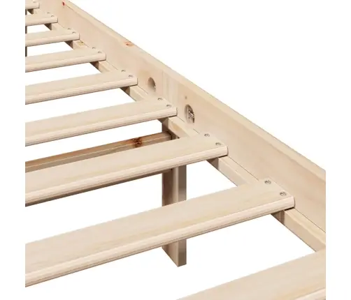 Gulta Bez Matrača, 200X200 Cm, Priedes Masīvkoks Vidaxl