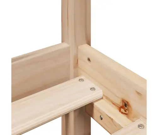 Gultas Rāmis Ar Galvgali, 75X190 Cm, Priedes Masīvkoks Vidaxl