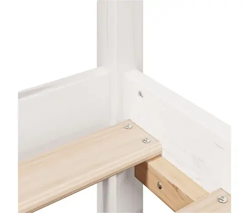 Voodiraam Peatsiga Ilma Madratsita Valge 90X190 Cm