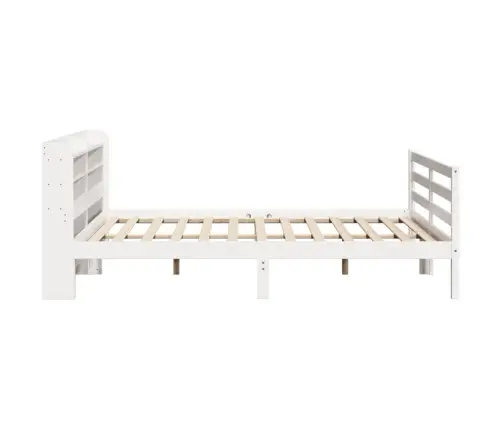 Lovos Rėmas Su Galvūgaliu Be Čiužinio, Baltas, 200X200Cm