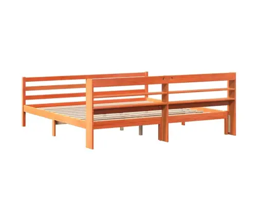 Voodiraam Ilma Madratsita, Vahapruun, 180 X 200 cm Männipuit