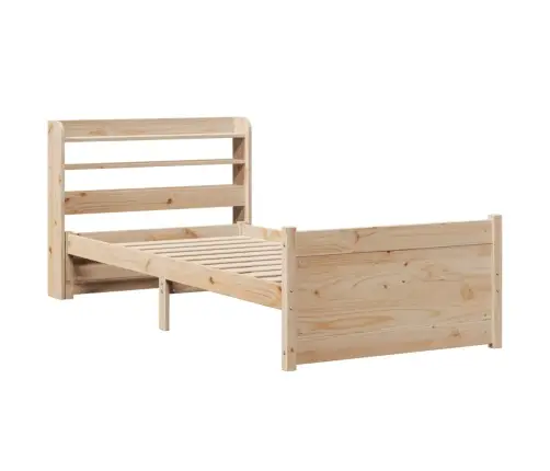 Lovos Rėmas Su Galvūgaliu, 75X190cm Pušies Medienos Masyvas