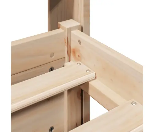 Voodiraam Peatsiga, 140 X 190 cm Männipuit