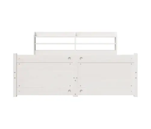 Voodiraam Peatsiga Ilma Madratsita Valge 120X200 Cm