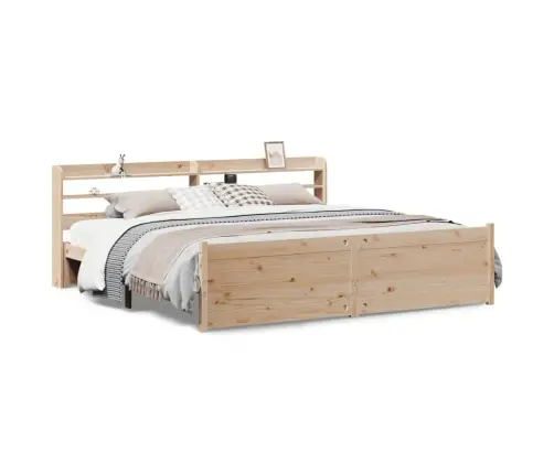 Voodiraam Peatsiga, 180 X 200 cm Männipuit