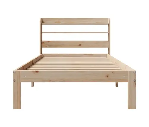 Lovos Rėmas Su Galvūgaliu, 90X190cm Pušies Medienos Masyvas