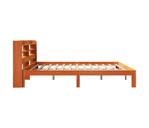 Lovos Rėmas Be Čiužinio, Vaško Rudas, 180X200cm Pušies Masyvas