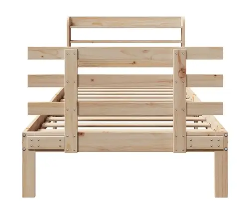 Voodiraam Peatsiga, 90 X 190 cm Männipuit