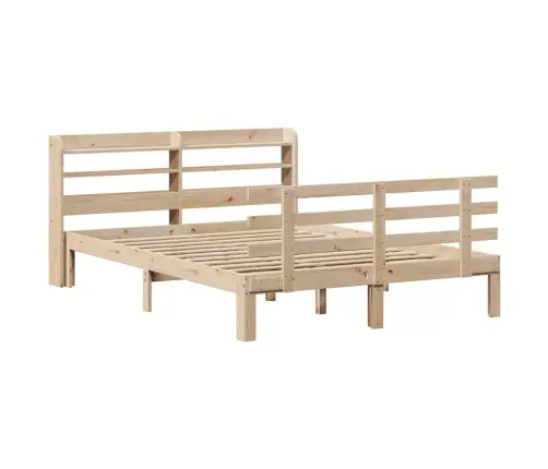 Voodiraam Peatsiga, 140 X 190 cm Männipuit